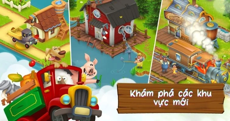 Khám phá các khu vực mới